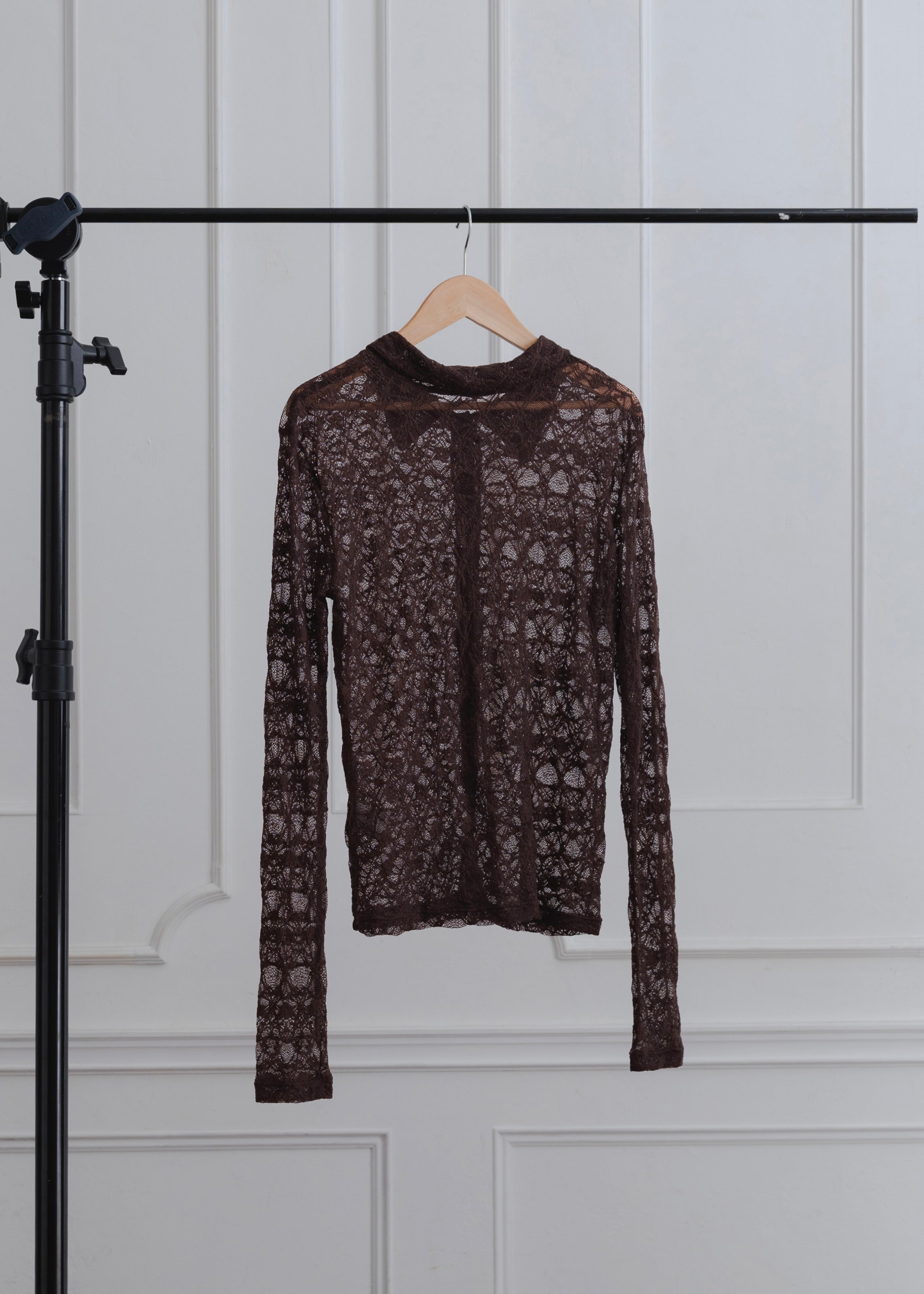 STRETCH LACE SHIRT