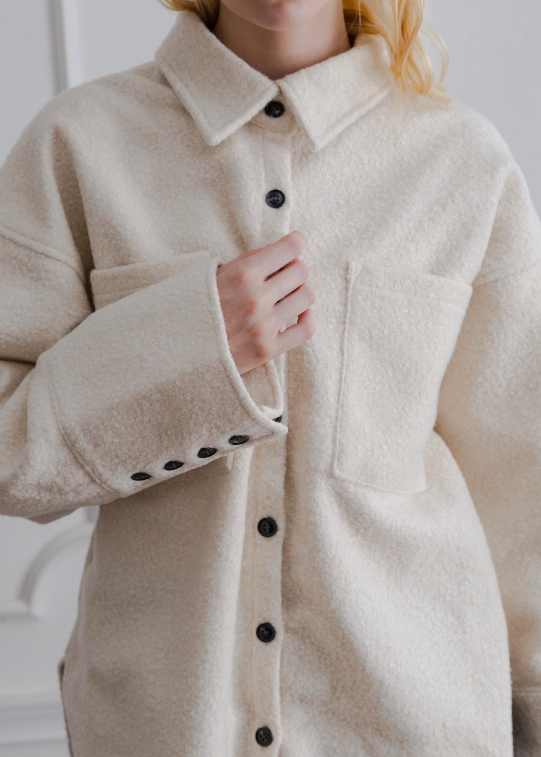 LOOP TWEED SHIRT