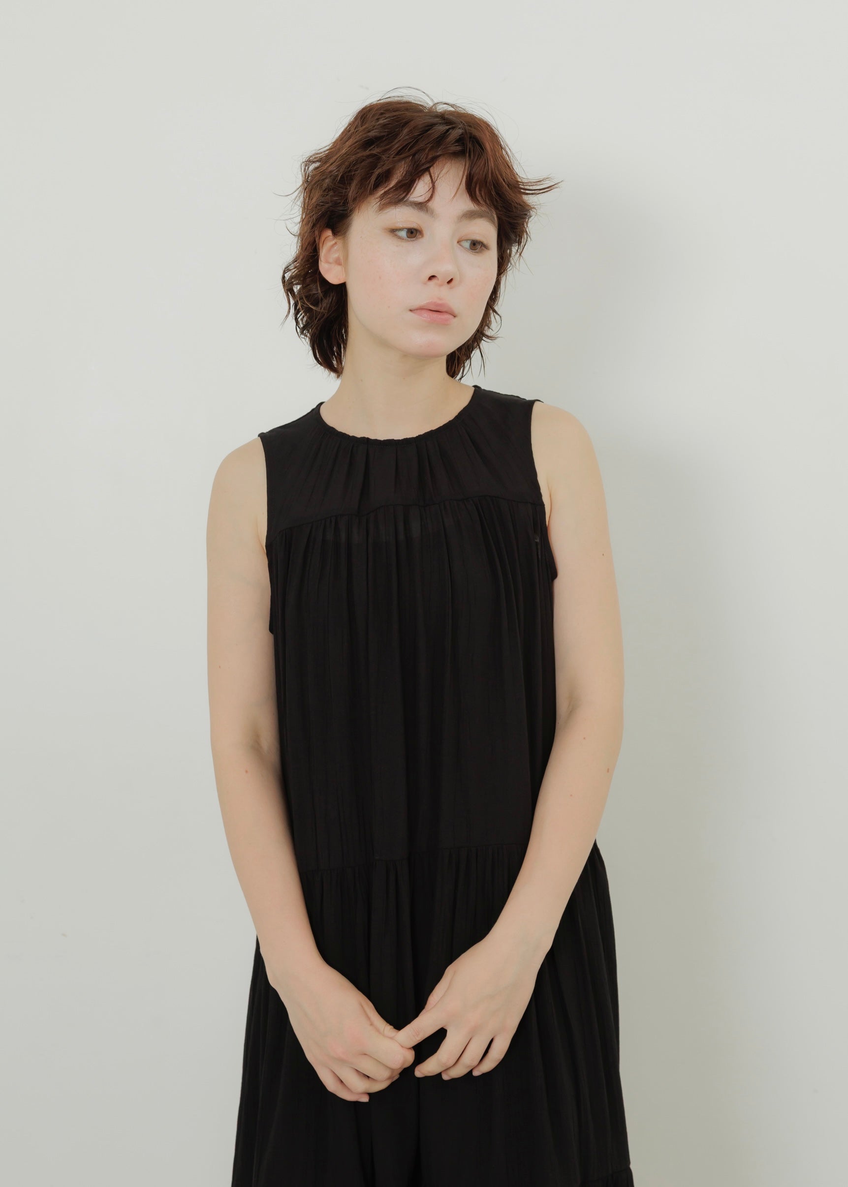 WASHER TIERED DRESS