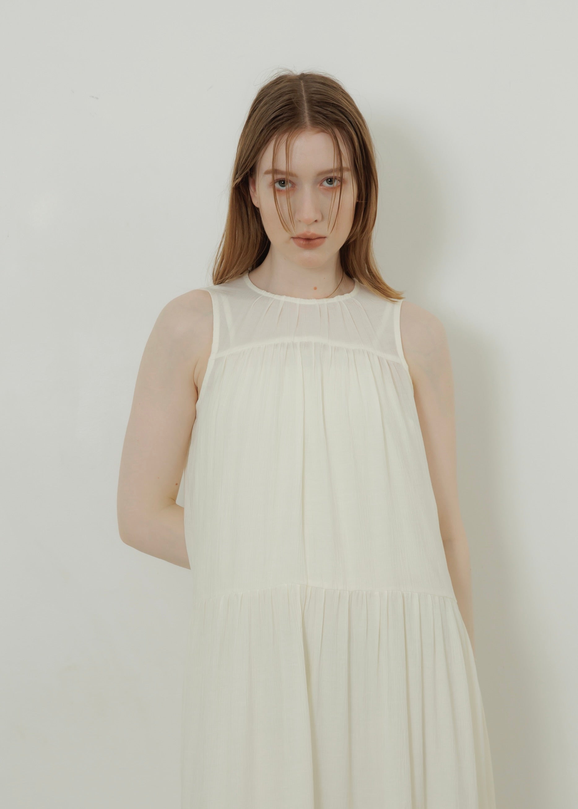 WASHER TIERED DRESS