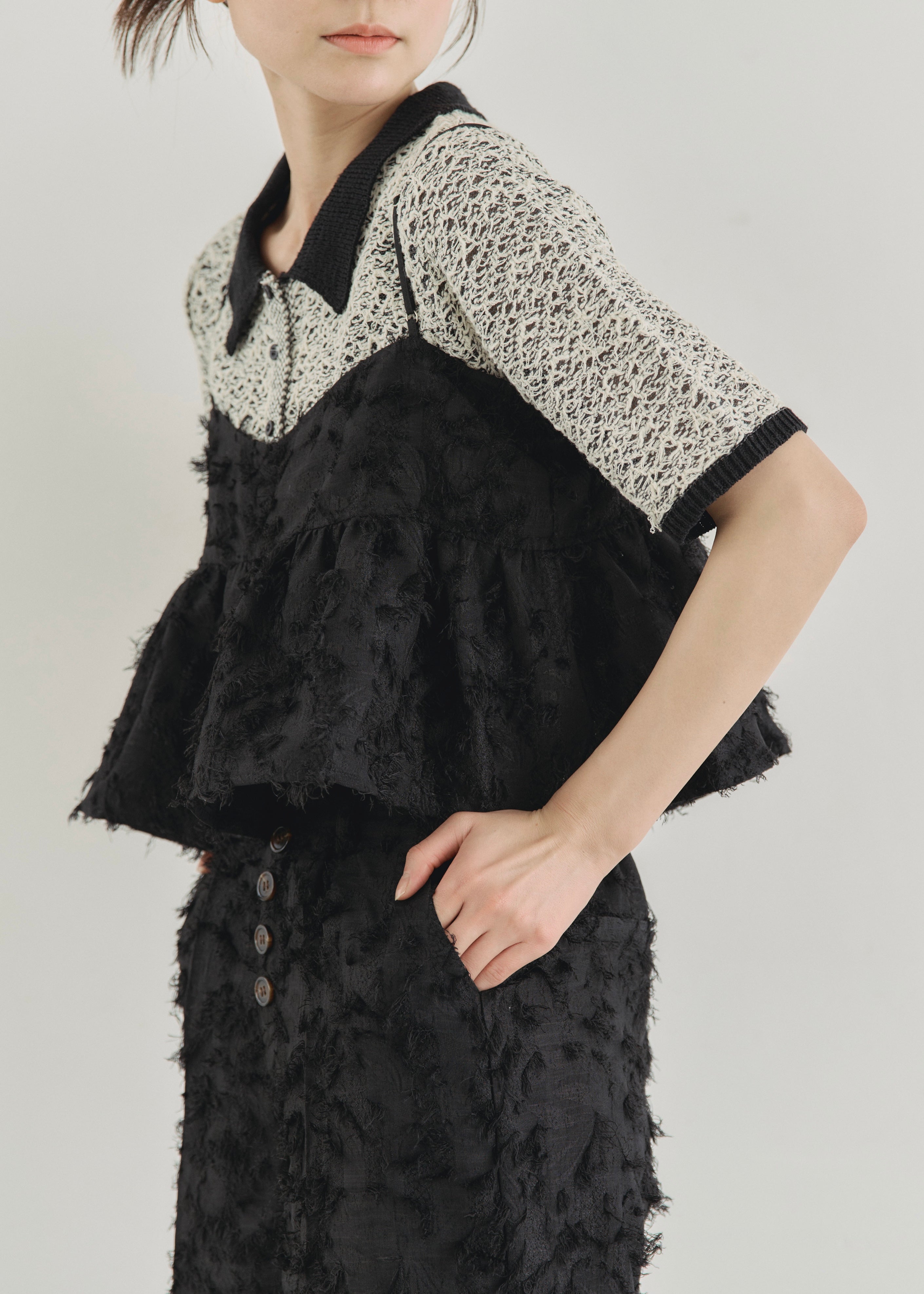 2WAY JACQUARD CAMISOLE
