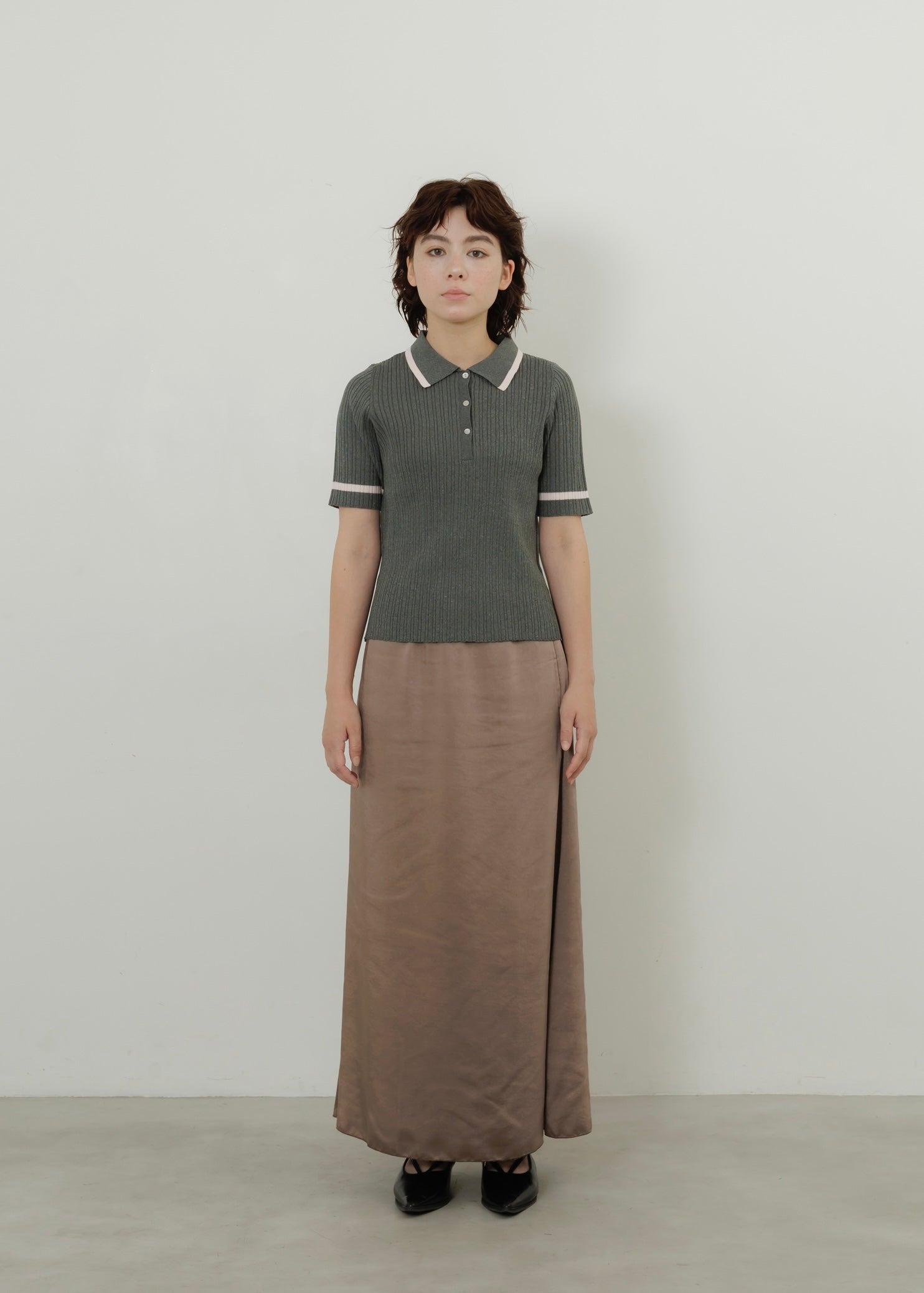 トップス YOURMLE MIX KNIT TOP MIX KNIT TOP