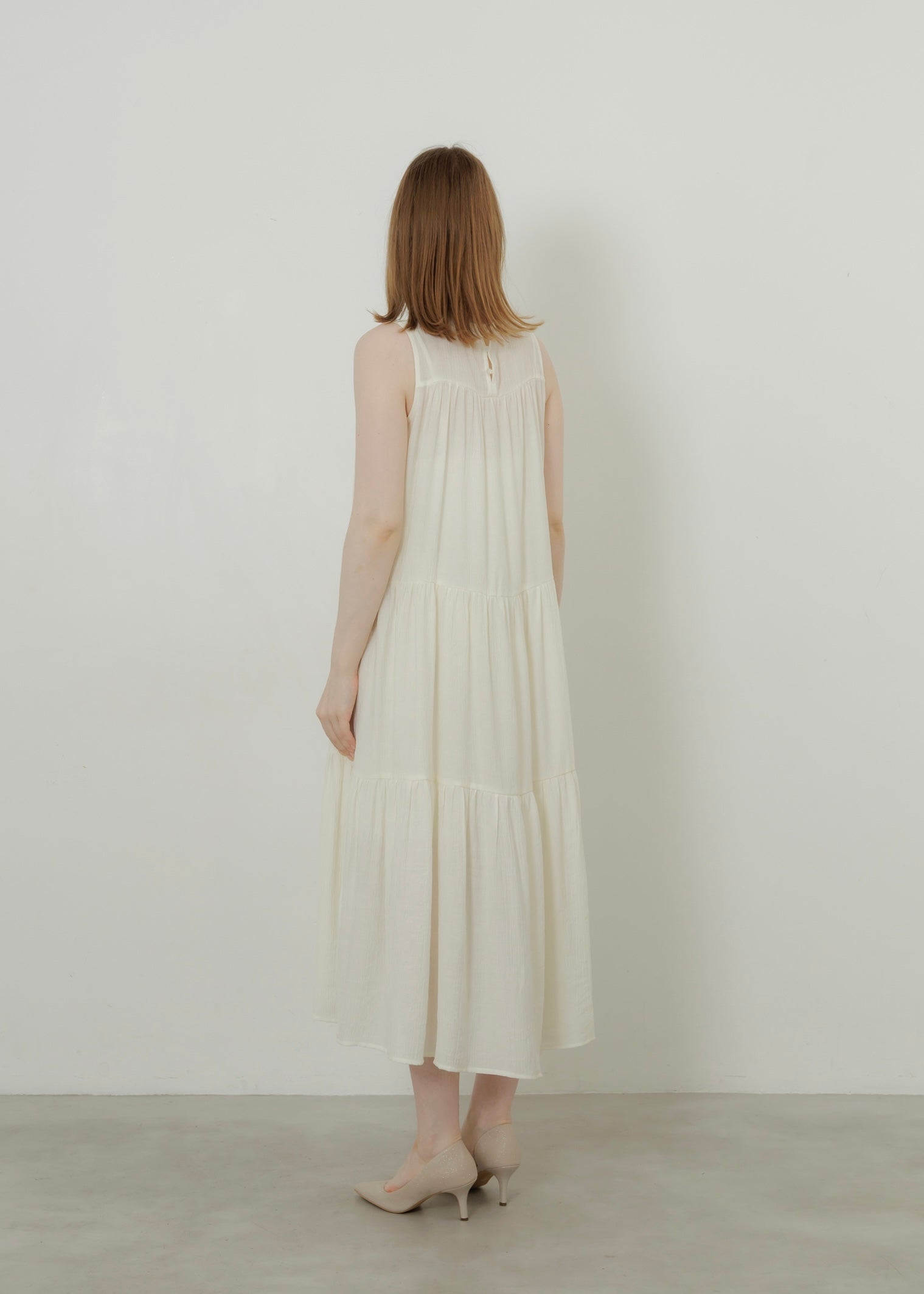WASHER TIERED DRESS