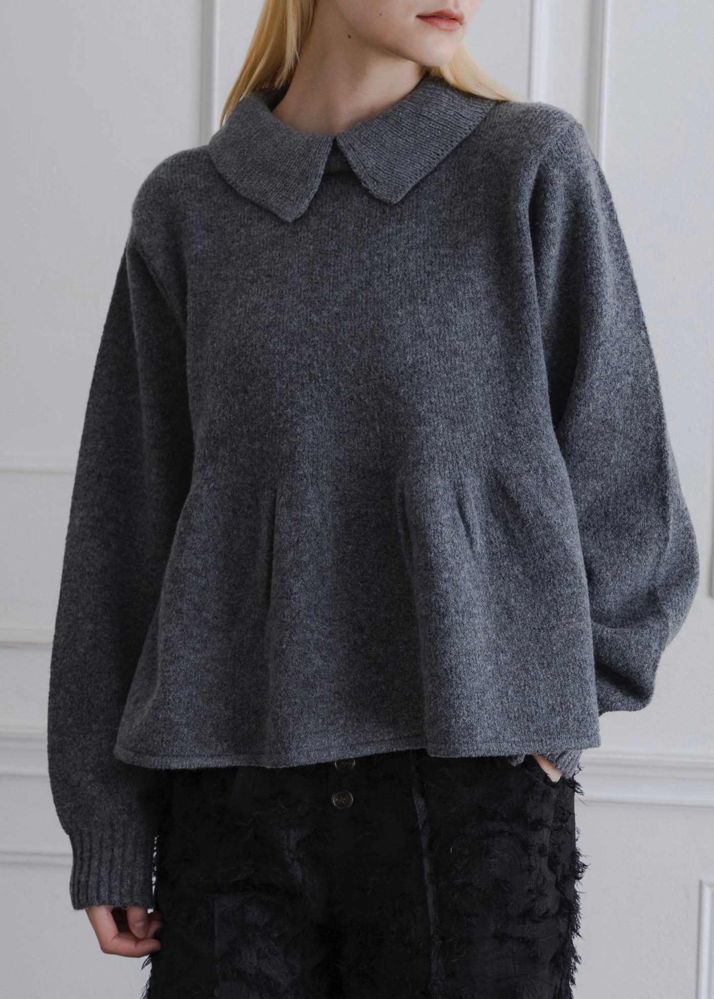 PEPLUM KNIT