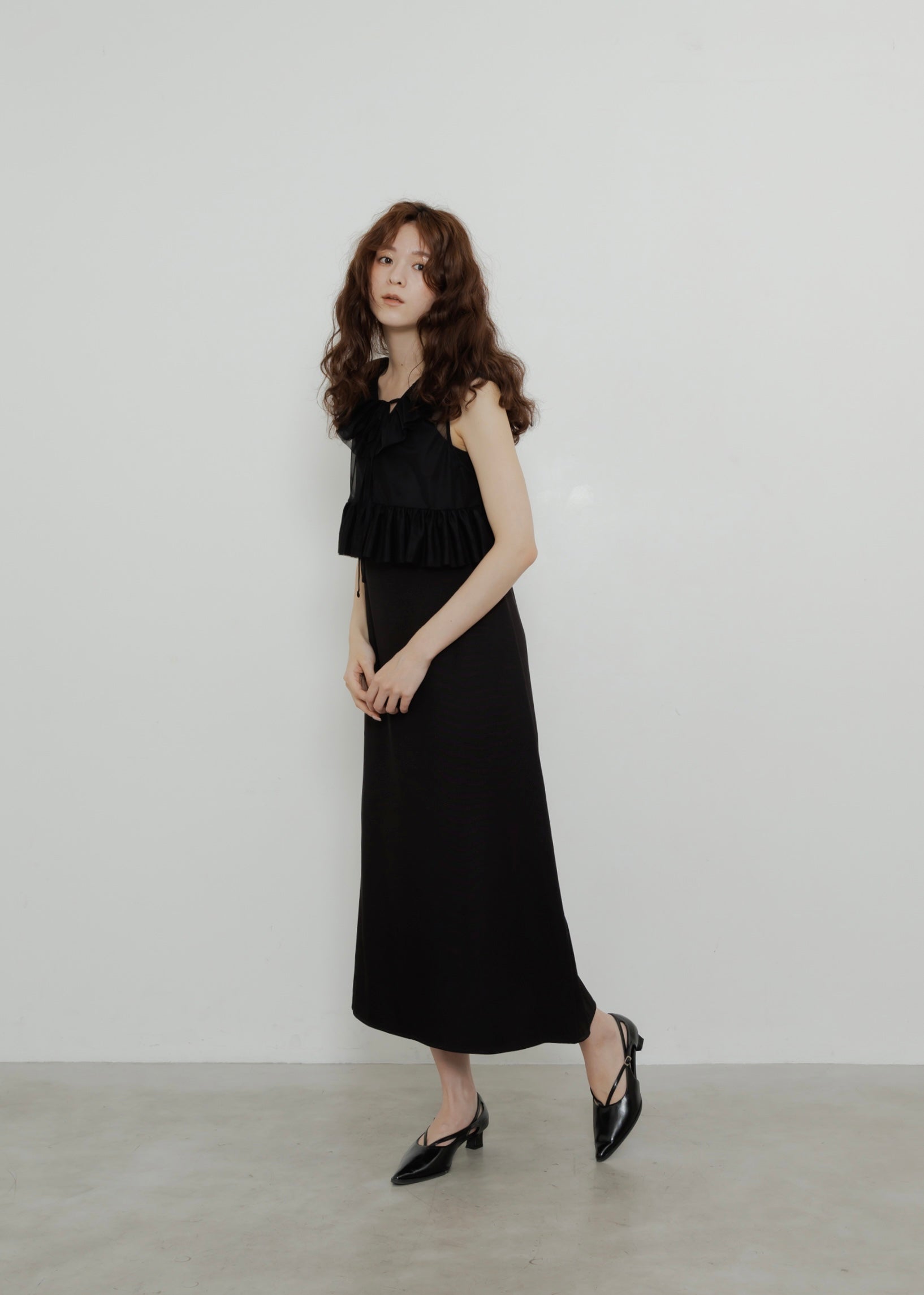 TULLE VEST SET DRESS