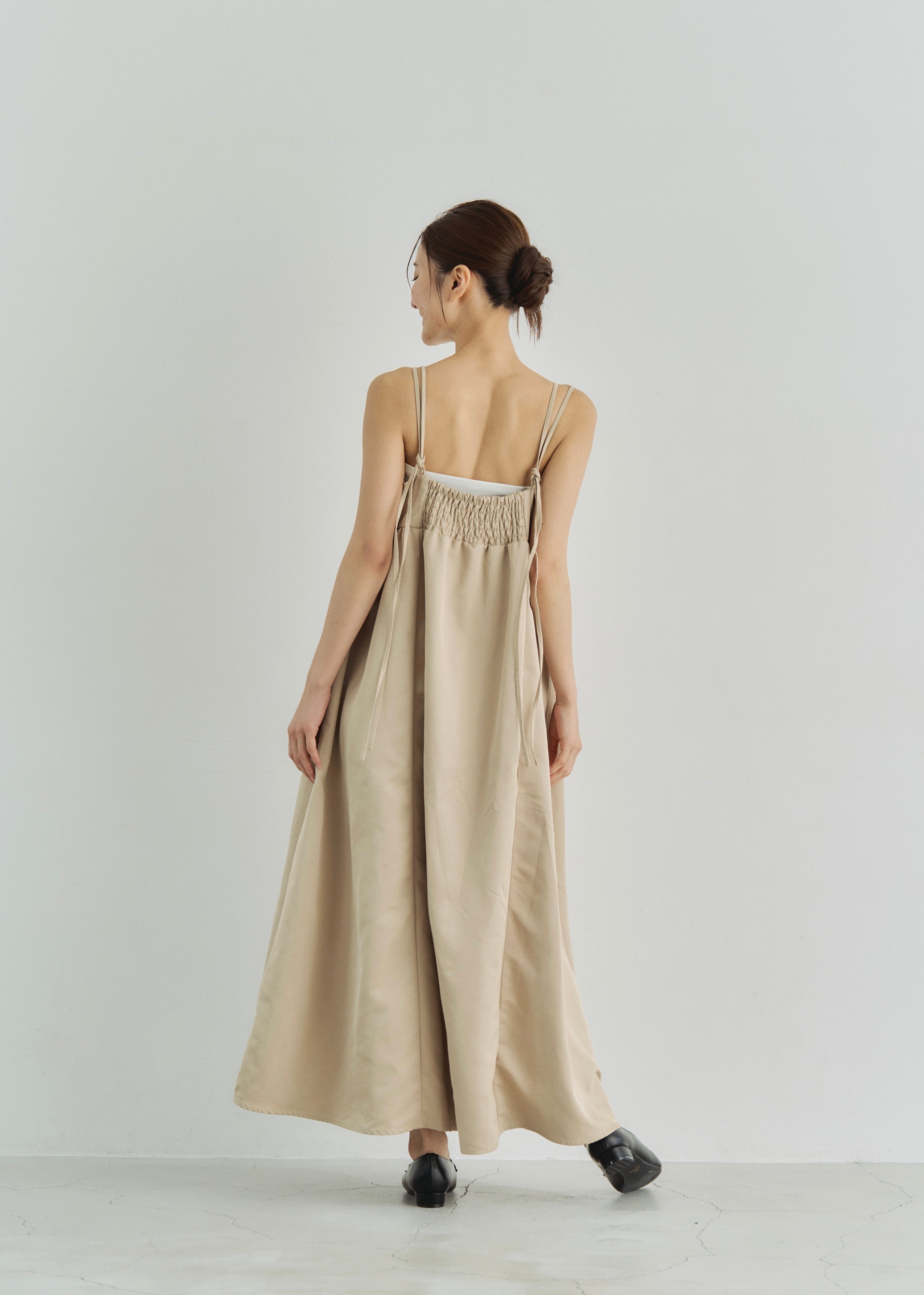 yourmle ワンピース TWILL CAMI DRESS