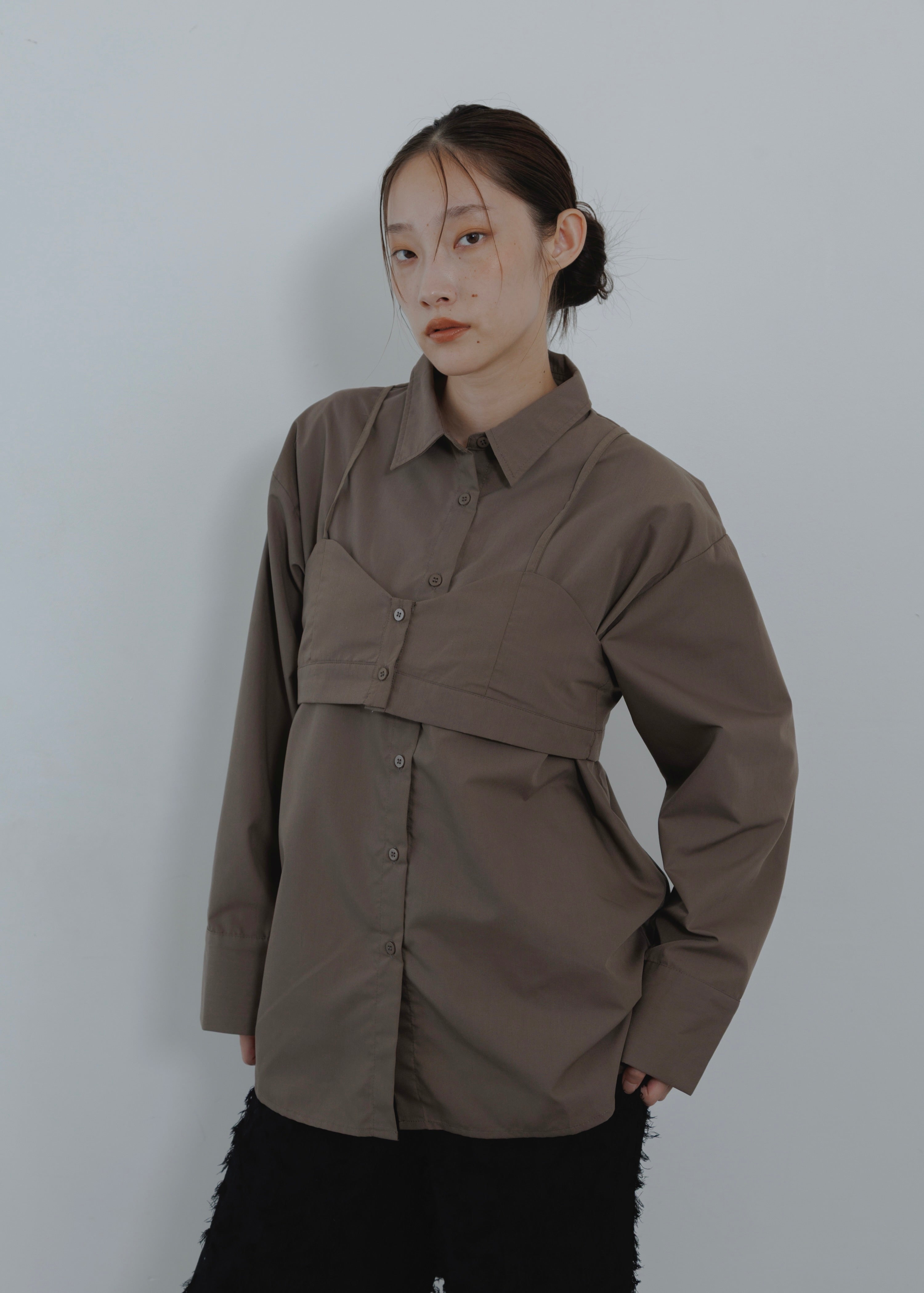 BUSTIER SET SHIRT
