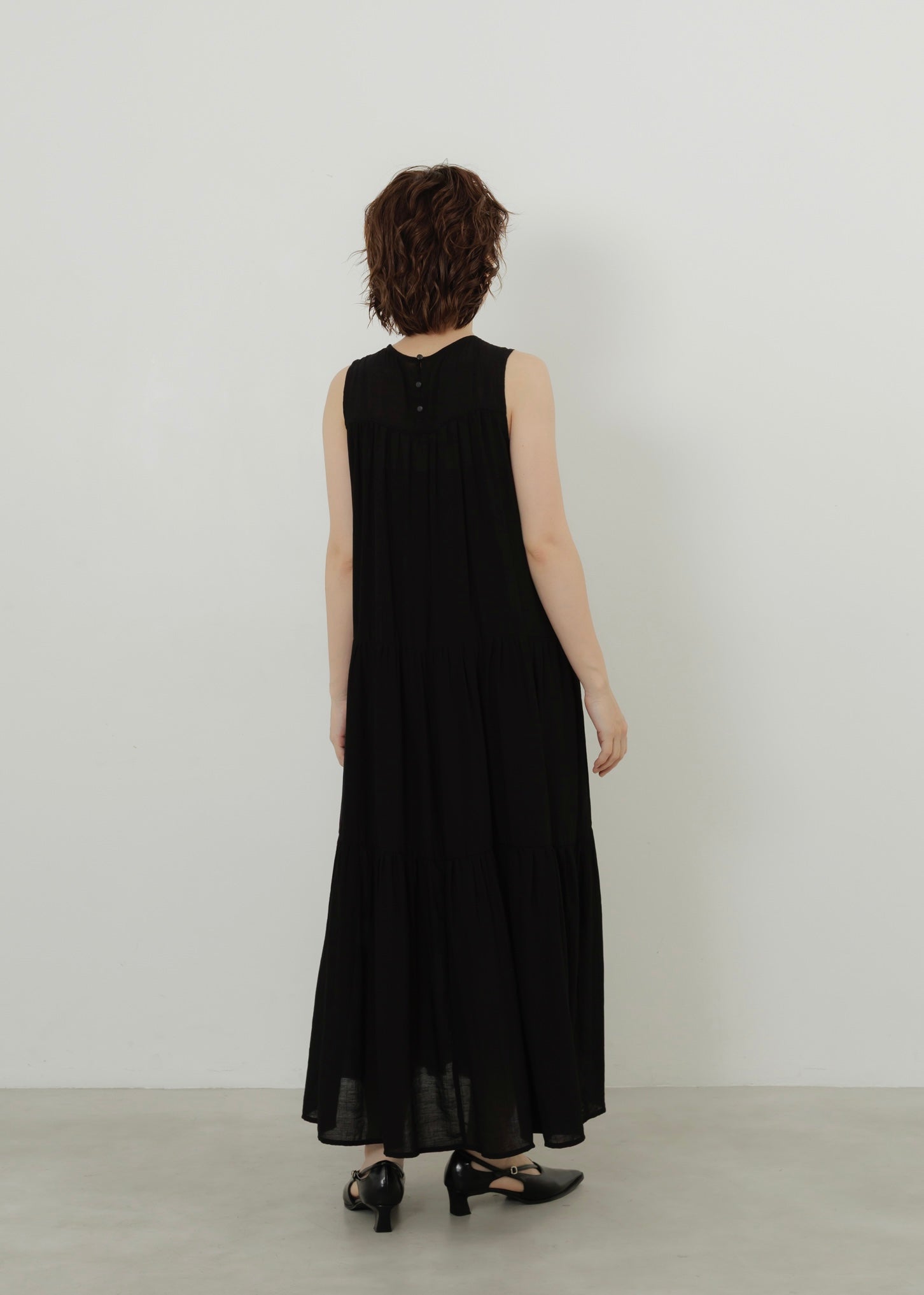 WASHER TIERED DRESS