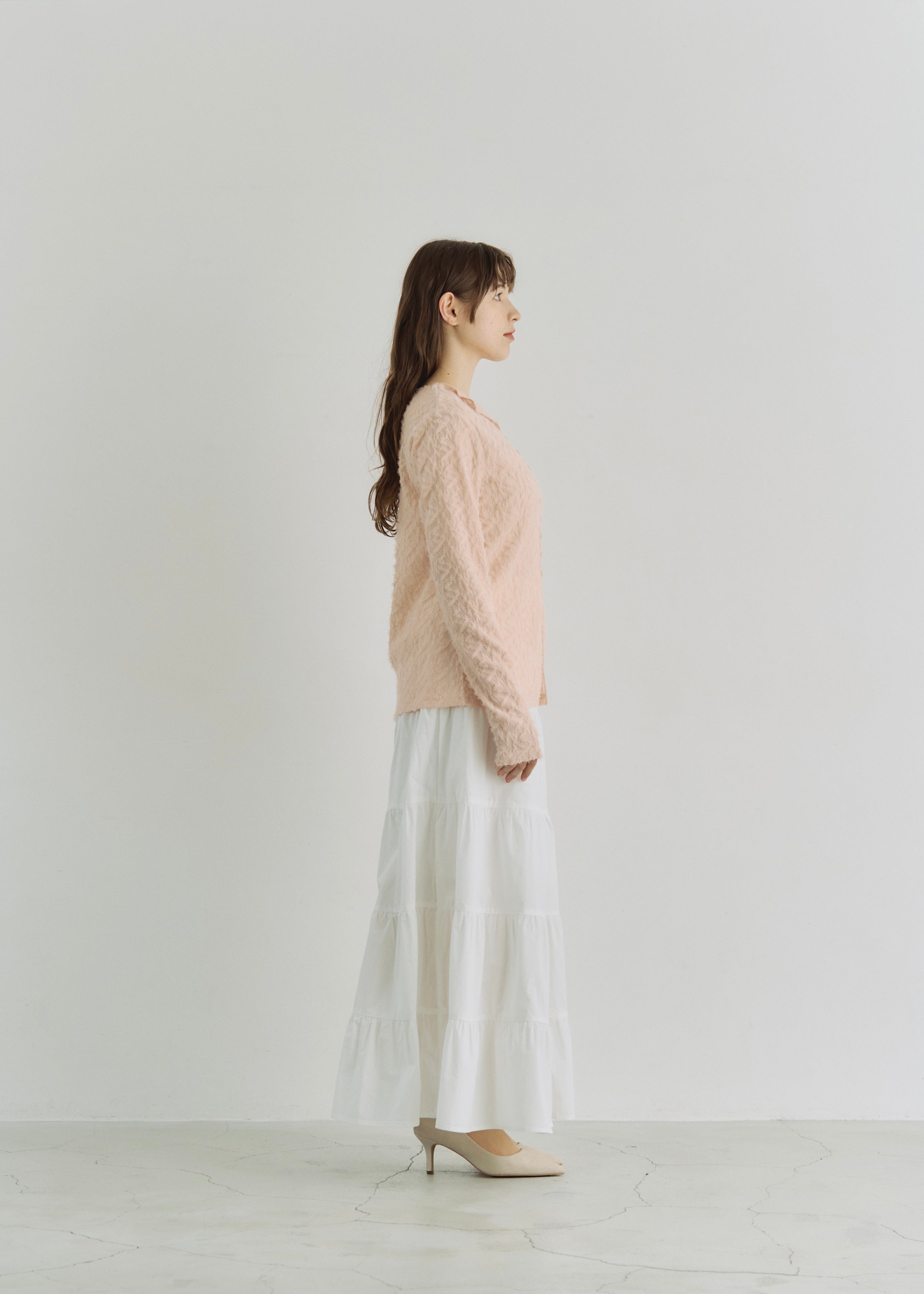 SHEER SHAGGY CARDIGAN