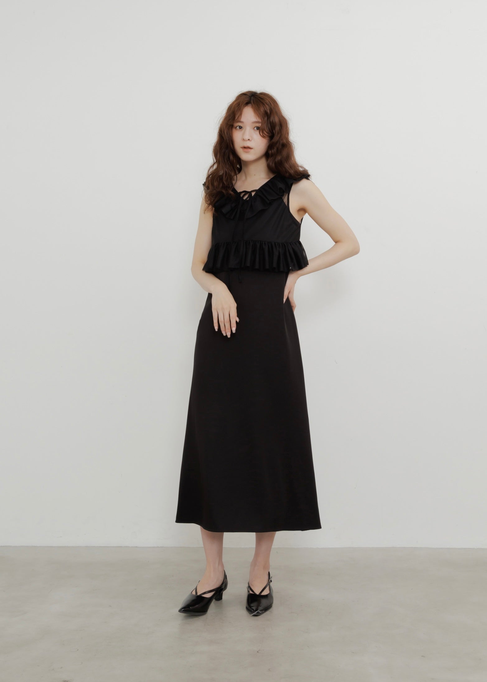 TULLE VEST SET DRESS