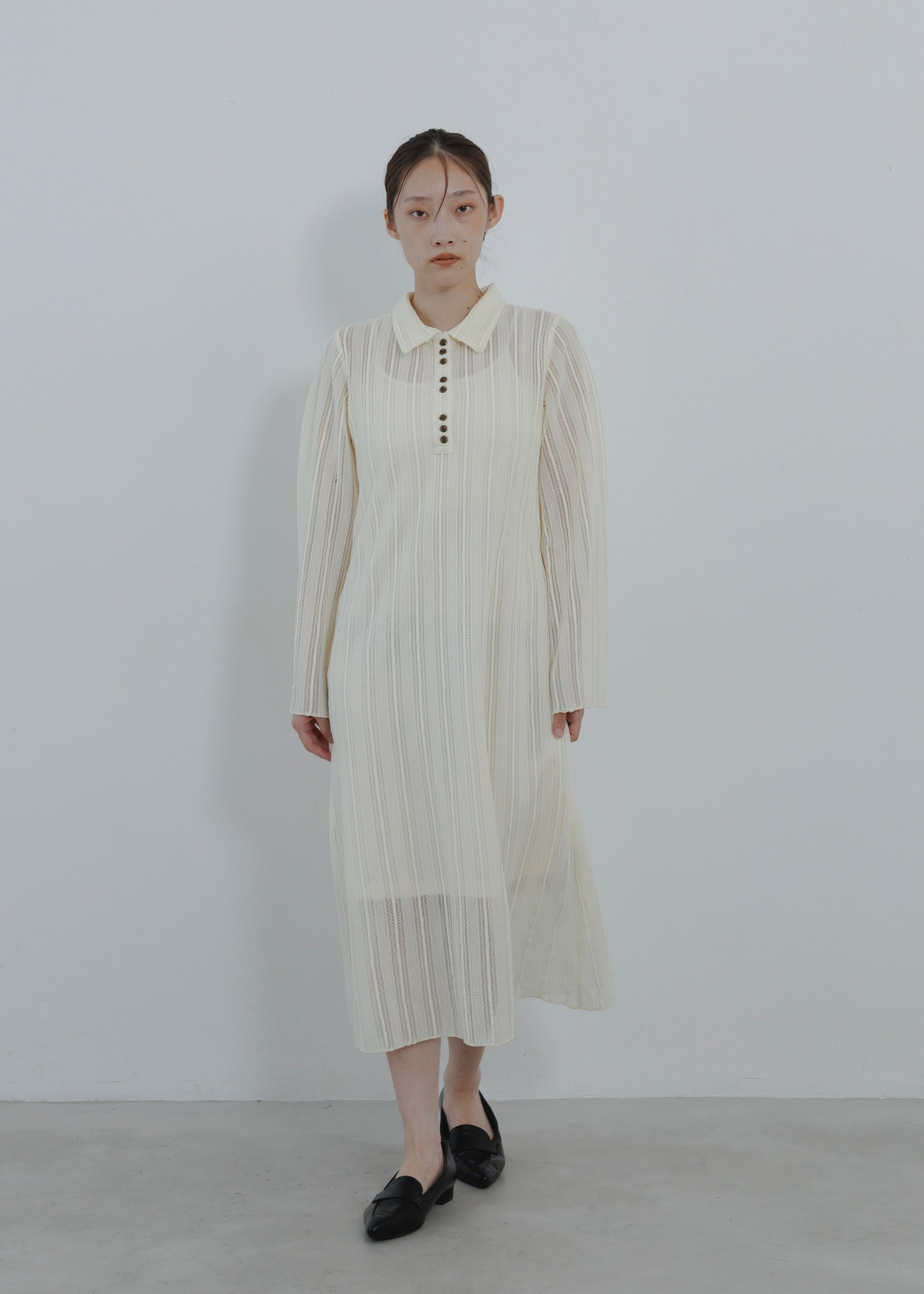LACE POLO DRESS