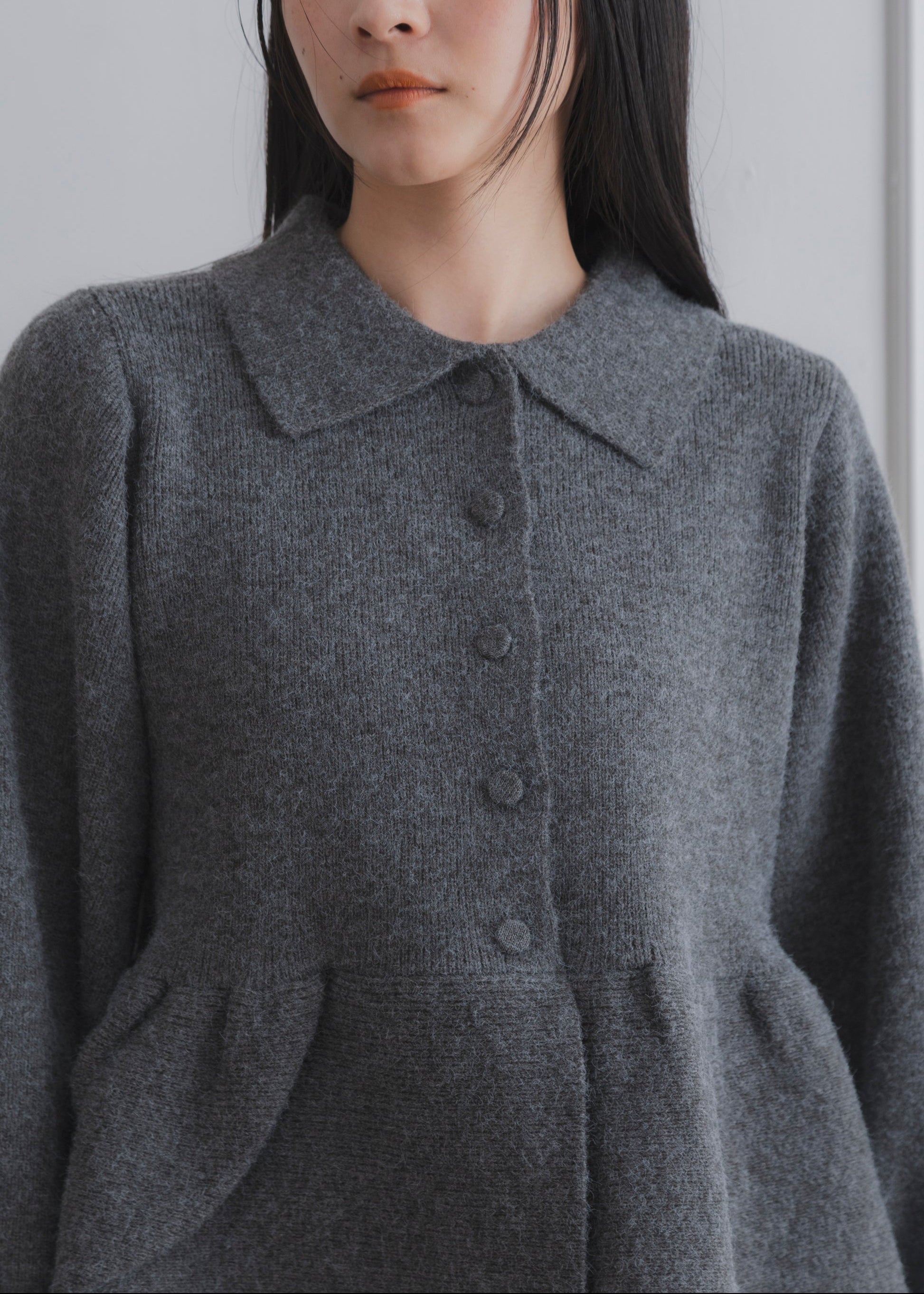 PEPLUM CARDIGAN