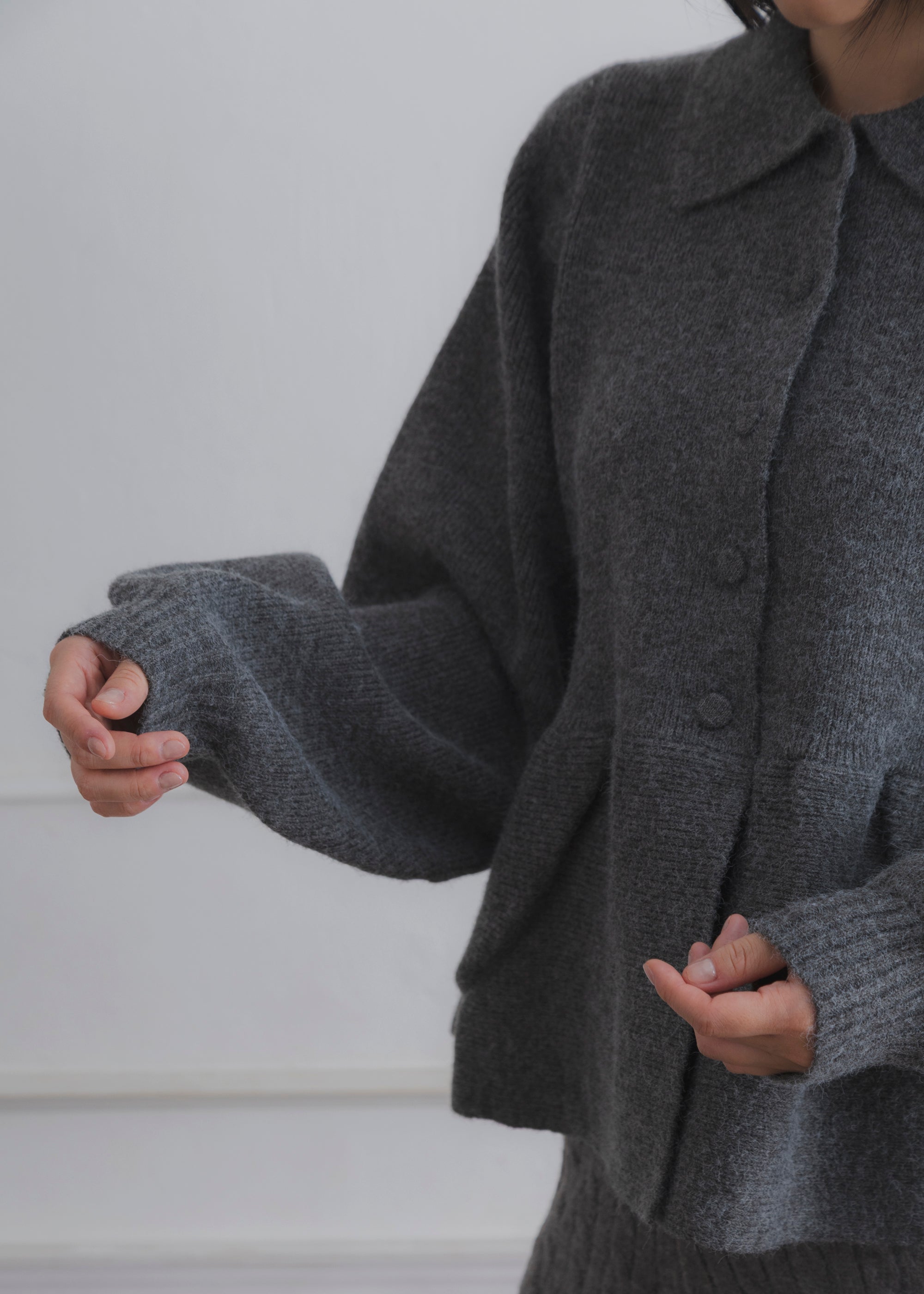 PEPLUM CARDIGAN