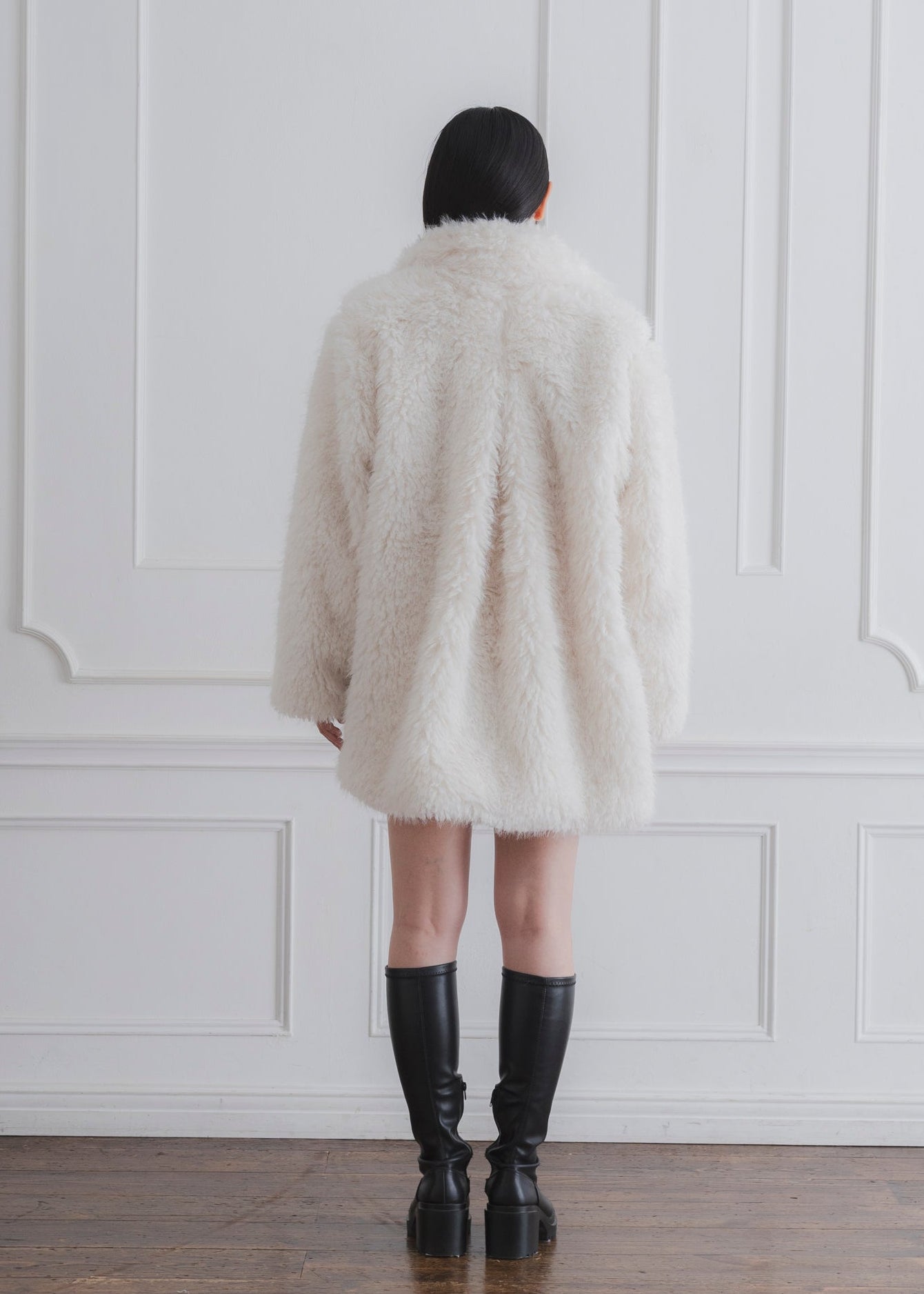 SHAGGY FUR COAT