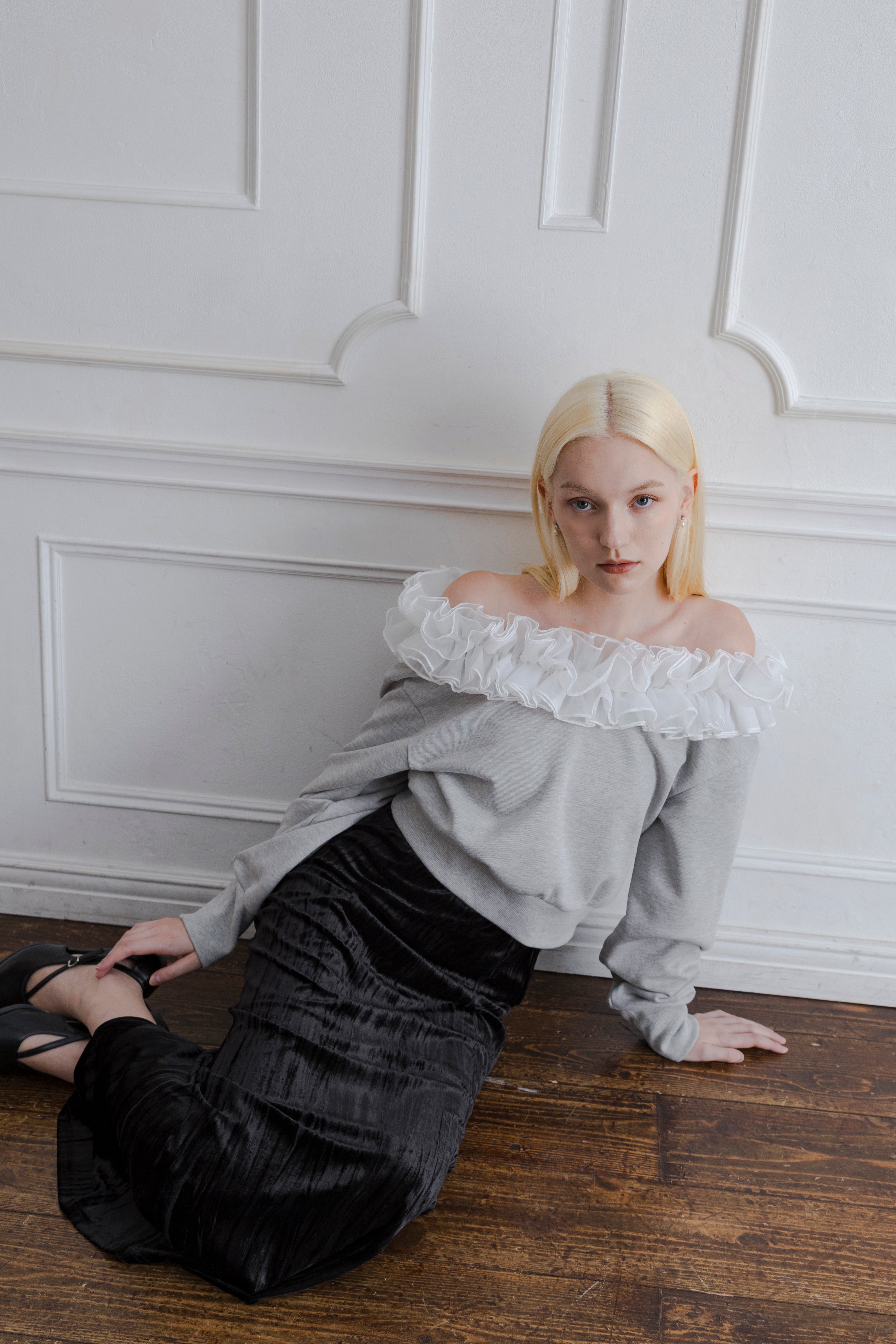 yourmle 2way poodle boa jacket クリーム色 yourmle 2way poodle boa jacket クリーム色